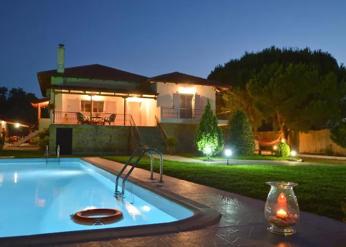 别墅 John Dimeon Kato Achaia With Pool - Happy *